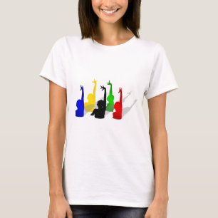 Synchronschwimmen synchronisierte Schwimmer T-Shirt