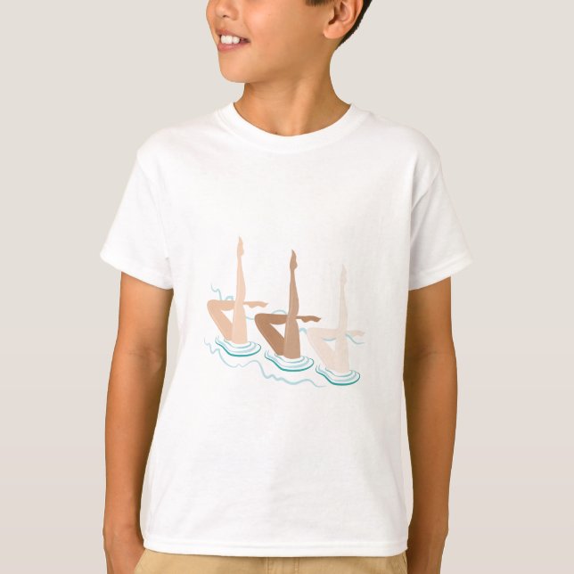 Synchronschwimmen T-Shirt (Vorderseite)