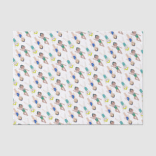 Synchronschwimmende Girls Swim Team Synchro Seidenpapier