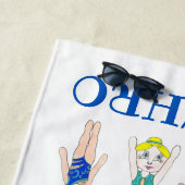 Synchronschwimmende Girls Swim Team Synchro Strandtuch (Beispiel)