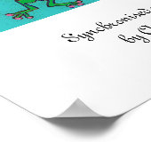 Synchronschwimmenteam Poster (Ecke)