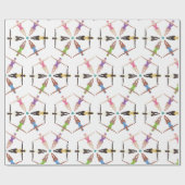 Synchronschwimmer Geschenkpapier (Flach)