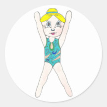 Synchronschwimmer Girl Synchro Schwimmsport