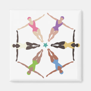 Synchronschwimmer Magnet