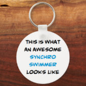 Synchronschwimmer, phantastisch schlüsselanhänger (Vorderseite)
