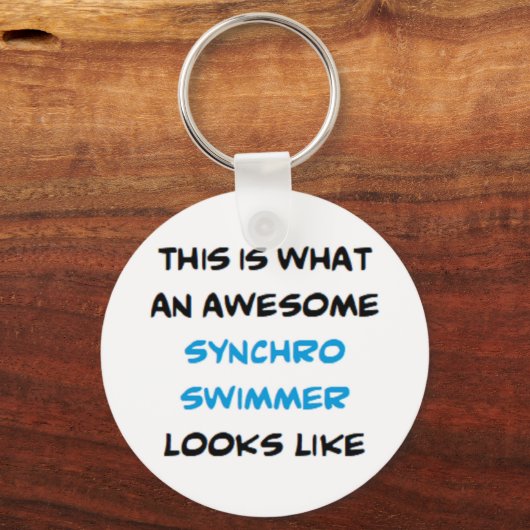Synchronschwimmer, phantastisch schlüsselanhänger (Vorderseite)