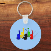 Synchronschwimmer Schlüsselanhänger (Vorderseite)