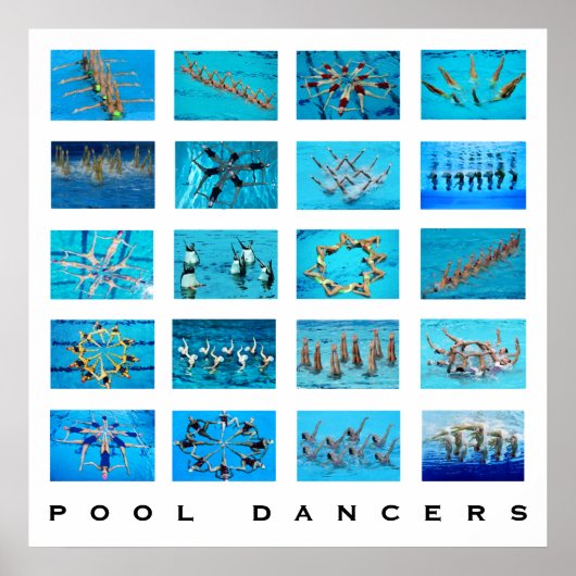 Synchronschwimmerin Poster (Vorne)