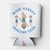 Synchronschwimmermädchen Synchro Schwimmsport Dosenkühler (Vorderseite)