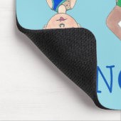 Synchronschwimmermädchen Synchro Schwimmsport Mousepad (Ecke)