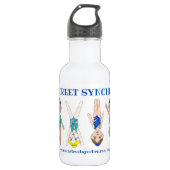 Synchronschwimmerteam Pool Coach Club Edelstahlflasche (Vorderseite)