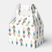 Synchronschwimmerteam Pool Coach Club Geschenkschachtel (Rückseite)