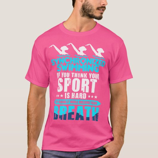 Synchronschwimmfähiges Shirt (Vorderseite)