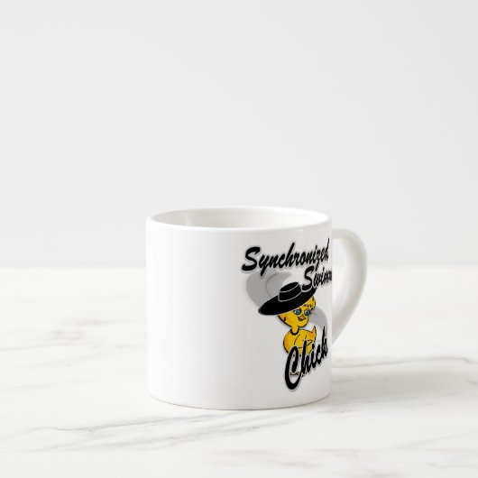 Synchronschwimmkick #4 espressotasse (Vorderseite Rechts)