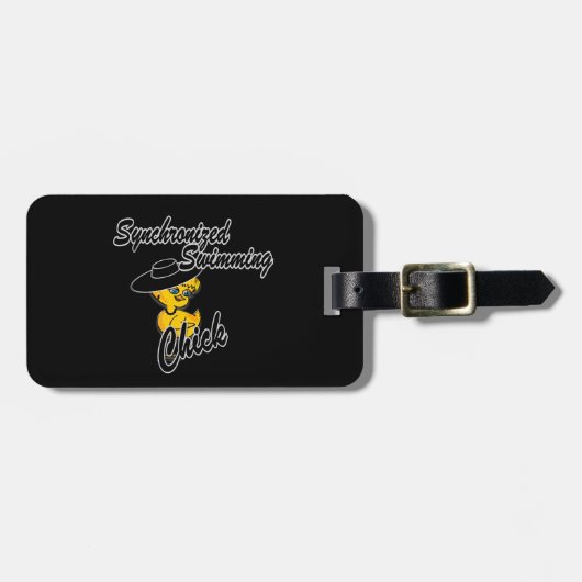 Synchronschwimmkick #4 gepäckanhänger (Vorderseite horizontal)