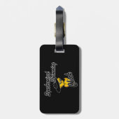 Synchronschwimmkick #4 gepäckanhänger (Rückseite vertikal)