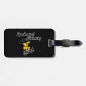 Synchronschwimmkick #4 gepäckanhänger (Rückseite horizontal)