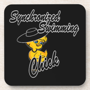 Synchronschwimmkick #4 getränkeuntersetzer
