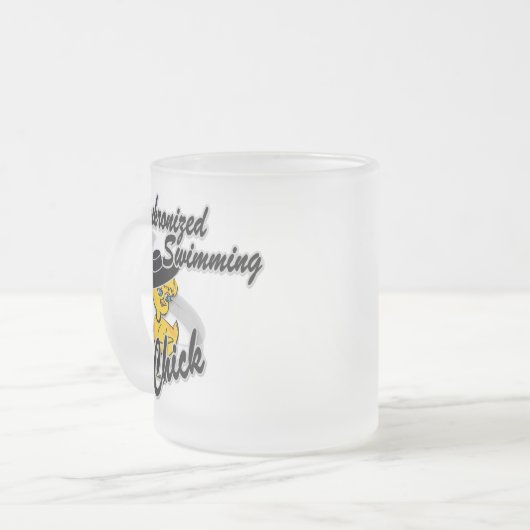 Synchronschwimmkick #4 mattglastasse (Vorderseite Links)