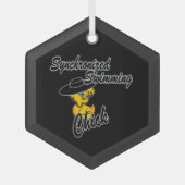 Synchronschwimmkick #4 ornament aus glas (Vorderseite)
