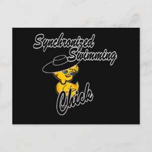 Synchronschwimmkick #4 postkarte