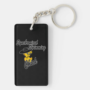 Synchronschwimmkick #4 schlüsselanhänger