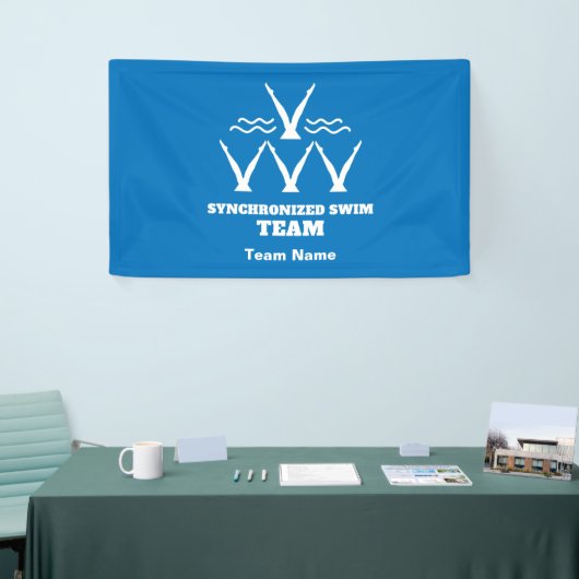Synchronschwimmteam Banner (Messeveranstaltung)