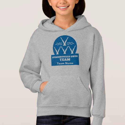 Synchronschwimmteam Hoodie (Vorderseite)