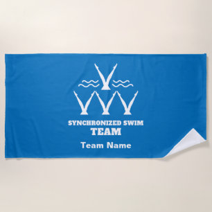 Synchronschwimmteam Strandtuch