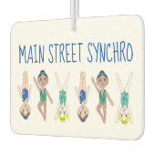 Synchronschwimmteam Synchro Schwimmermädchen Autolufterfrischer (Links)