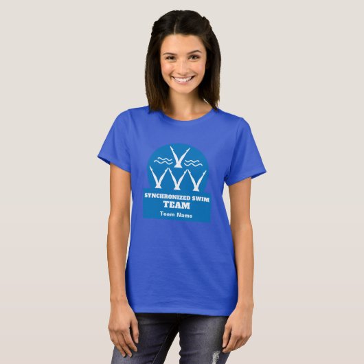 Synchronschwimmteam T-Shirt (Vorne ganz)