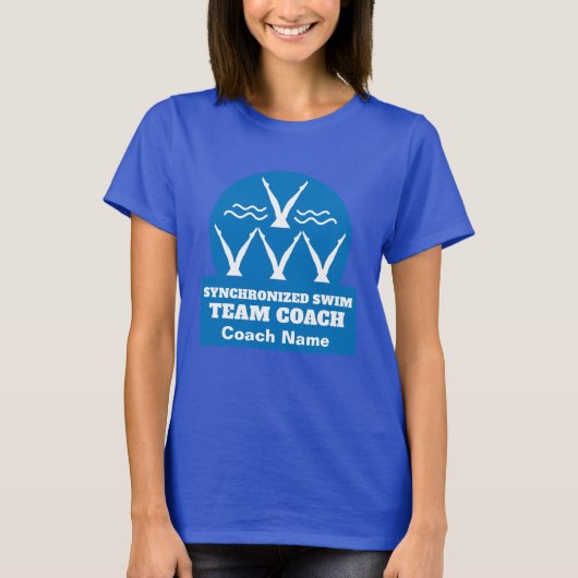 Synchronschwimmteam T-Shirt (Vorderseite)