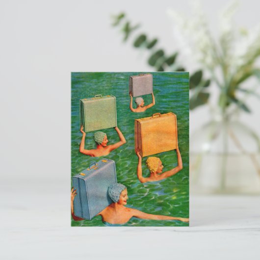 Synchronverkehr Postkarte (Stehend Vorderseite)