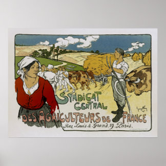 Syndicat Central Des Agricules de France Poster