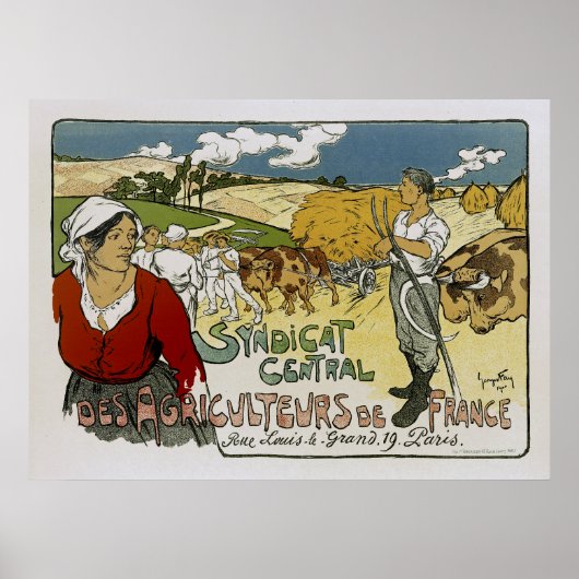 Syndicat Central Des Agricules de France Poster (Vorne)