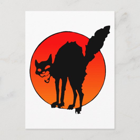 Syndikalistenkatze Postkarte (Vorderseite)