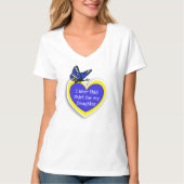 SYNDROM AWARENESS Tragen Sie dies für meine Tochte T-Shirt (Vorderseite)