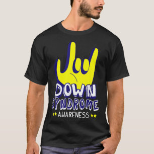 Syndrom Bewusstsein in der Liebe Sie Asl Hand Zeic T-Shirt