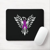 Syndrom Bewusstsein Lila Schleife1 Mousepad (Mit Mouse)