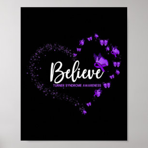 Syndrom-Bewusstseins-Schmetterling Glauben Poster