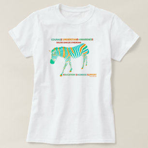Syndrom EDS Ehlers Danlos, das Zebra-Shirt T-Shirt