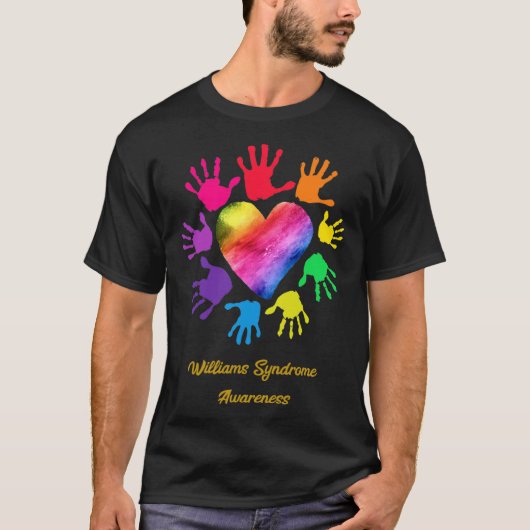 Syndrom Sensibilisierung Hände Williams-Syndrom Ge T-Shirt (Vorderseite)