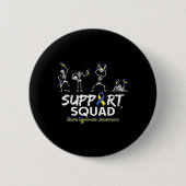 Syndrome Awareness Skeleton Support Hallowee Button (Vorderseite)