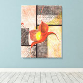 Synergy Hand-Illustrierte (grenzenlose) Leinwand A (Insitu (Holzboden))