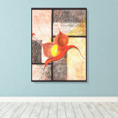 Synergy Hand-illustrierte Leinwand Art (Insitu (Holzboden))