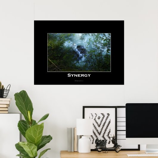 SYNERGY Nature River Inspiration Poster (Heimbüro)