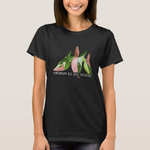 Syngonium Red Spot Tricolor PhiroPlants Monstera T-Shirt