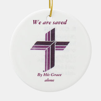 Synod Sross, durch seine Anmut allein, werden wir Keramikornament