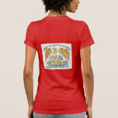 Synodalität auf weißem Hintergrund entleert T-Shirt (Rückseite)