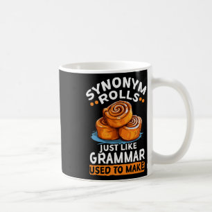Synony Rolls wie Grammatik verwendet, um zu machen Kaffeetasse